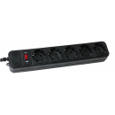 Мережевий фільтр Maxter 3м (5 розеток) чорний 1шт